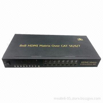 8x8 HDMI Matrix Extender, Over Cat5E/6/7